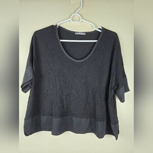 Zara Black Blouse Oversized Size S